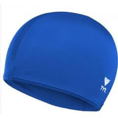 TYR - Gorra de natación lycra Azul