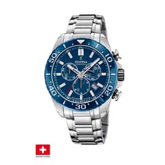 FESTINA SWISS - Reloj F20042/2 Azul Hombre CHRONO