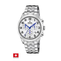 FESTINA SWISS - Reloj F20040/1 Blanco Mujer Chrono