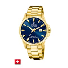 FESTINA SWISS - Reloj F20044/3 Azul Hombre ACERO CLASICO