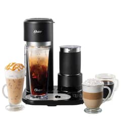 OSTER - Cafetera Latte con Espumador Negro BVSTDC02B