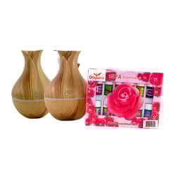 GENERICO - Pack de 2 humificadores aromatizadores + Pack 12 esencias