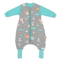 SLUMBERSAC - Saco Dormir con Pies Safari 60 cm (6-12 meses) Tog 2.5