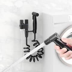 AIZO - Ducha Bidet Arabe Wc Inodoro Acero Inoxidable negro