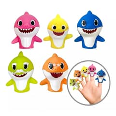 KUANGYE - Juguete De Baño Titere Dedo Baby Shark Tiburon Bebe