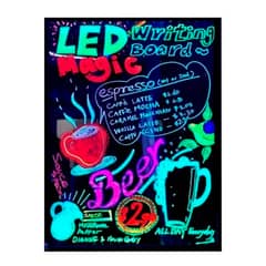 OFERTABKN - Pizarra Led Luminosa 50x70 Cm 6 Plumones, Paño Y Control