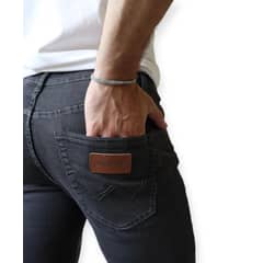 ADONAY - Jeans hombre gris elasticado