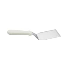 IMAHE - ESPATULA PLANCHA CURVA SOLIDA MANGO BLANCO 26 CM