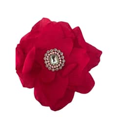 GENERICO - Aros NF flor rojo y verde