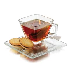 LIBBEY - Tazas De Vidrio Café Té Tempo 300ml X6