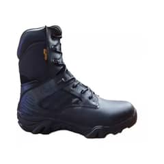 DELTA - Botas Tacticas Militares Caña Alta negro