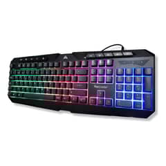 TECMASTER - TECLADO GAMER CON ILUMINACION
