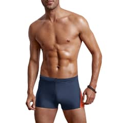 GLORIAHOON - Hip Gris Short Traje De Baño Elástico Sexy Hombre