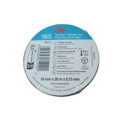 3M - Set 10 Huincha Aisladora Negra 19mmx20mtx0.15mm