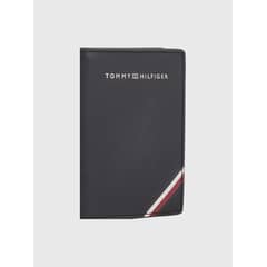 TOMMY HILFIGER - Billetera Japan Plegable De Cuero Negro