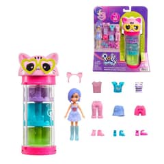 POLLY POCKET - Tubo De Modas Giratorio - Gato