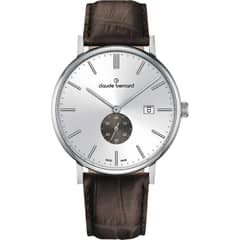 CLAUDE BERNARD - Reloj Slim Line Cuero Hombre