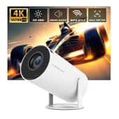 GENERICO - Proyector portátil HY300 Android 11 HD 4K Cine en casa