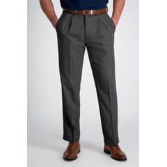 90 GRADOS - Pantalón de Gabardina Pinzado Gris 48