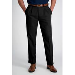 90 GRADOS - Pantalón de Gabardina Pinzado Negro 56