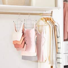 ARTDIY - Colgador De Pantalones Ropa Ganchos Plegable 2×8 Antideslizante