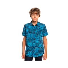 QUIKSILVER - Camisa Checkout (8 - 16 años) Niño Azul