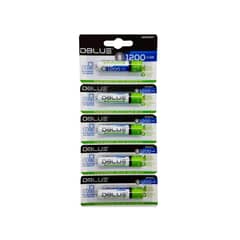 DBLUE - Pack 5 Pilas Recargables Aaa 1200mha