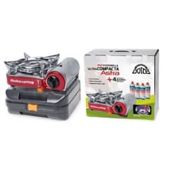 DOITE - Cocinilla Portátil Astra + 4 Gas 227gr