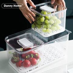 DANNY HOME - Set 3 Contenedores Para Nevera