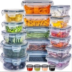 ARTDIY - 20 cajas almacenamiento frigorífico transparentes multiusos con tapa