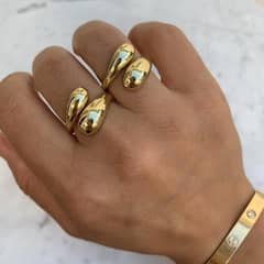 GENERICO - ANILLO AJUSTABLE DORADO