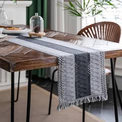 AZ AURAZEUS - Camino De Mesa Decoracion Yute Manteles De Centro 180 x 30
