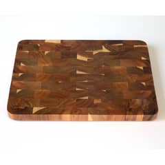 KANKA - Tabla Cocina Cortar y Picar Endgrain 43x31 Asado Color Marrón Liso