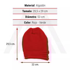 GENERICO - Pack X2 Gorros Hombre Mujer Tejido En Relieve Variado