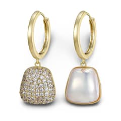 MATTEO - Aros Catalina baño oro 18k