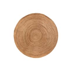 ATMOSPHERA - ALFOMBRA REDONDA YUTE NATURAL DIAM. 160cm