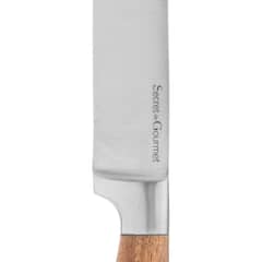 5FIVE - CUCHILLO CARNICERO ACERO INOX/ACACIA