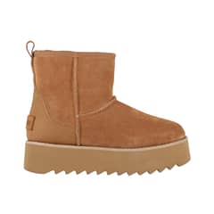 BAMERS - Bota Platform Mujer Caramel