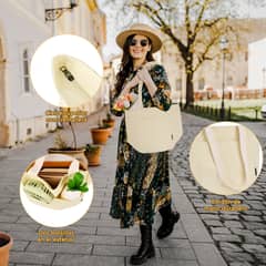 YAYKO - Bolsa Hombro Para Mujer De Lona Tote Bolsos De Moda Original