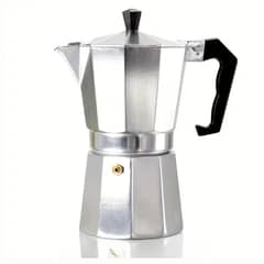 BAZUCA - Cafetera Italiana Aluminio 6 Tazas inoxidable