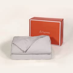 HYPNOS - Manta Pesada + Cobertor Bambú - 2 Plazas - 8 Kg - Gris -