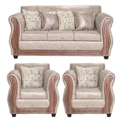 ADONIS LEUDH - Living 3+1+1 Caburgua Envejecido Beige Lux
