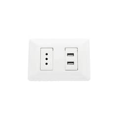 PHILCO - Enchufe Simple Con Usb 250v10a