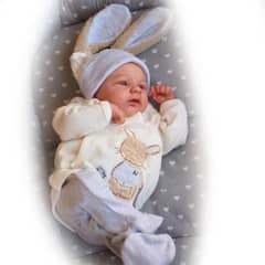 LIANYUN - Muñeca bebe reborn vinilo de silicona juguetes para 49CM