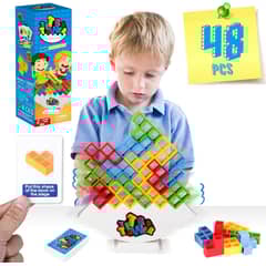 GENERICO - Tetris de equilibrio 48 piezas Tetra Tower