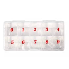 GENERICO - Caja De Uñas Postizas Transparente 500unidades