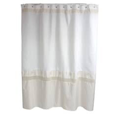 GENERICO - Cortina de Baño Rayas Beige