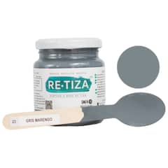 RETIZA - Pintura Tizada/Vintage GRIS MARENGO/TERRAZA 250 grs. Base agua mate