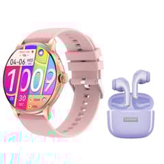 LENOVO - Toumi Watch GT-H9-P Amoled y LP40 Pro-Morado De Audífonos tws