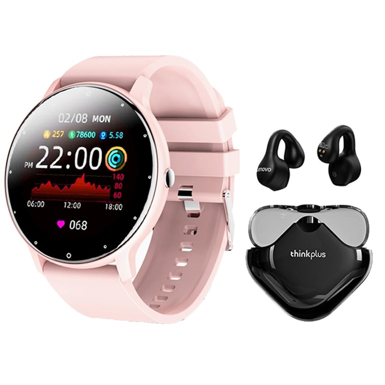 XT61 Negro Audifonos y Toumi Watch Fit 2 P Reloj inteligente